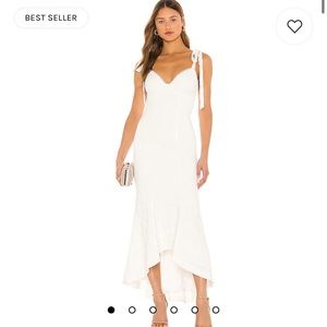 Tenleigh Midi Dress in Ivory